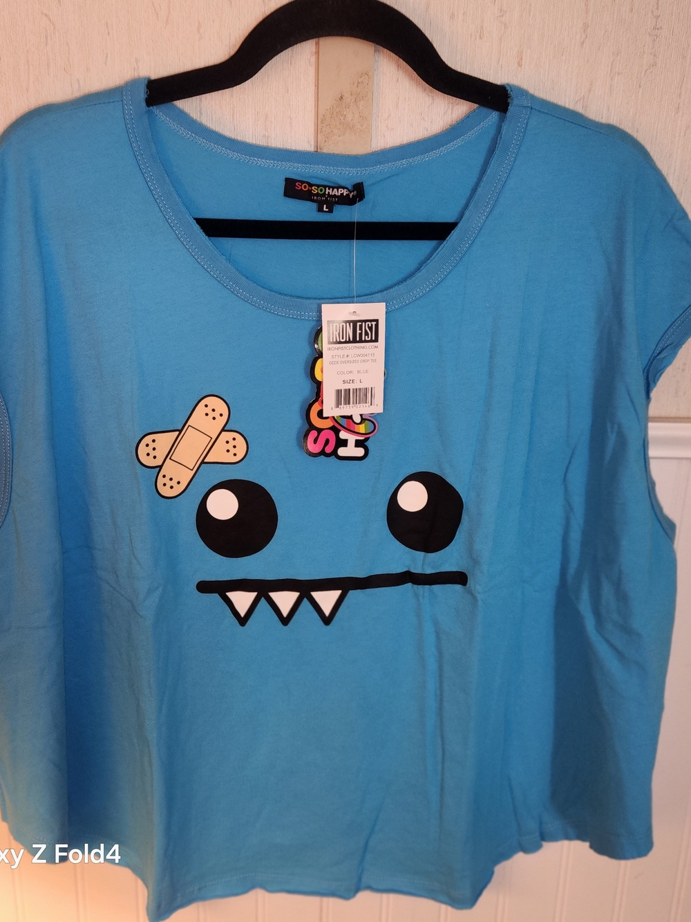 Iron Fist Blue Monster Face Tee